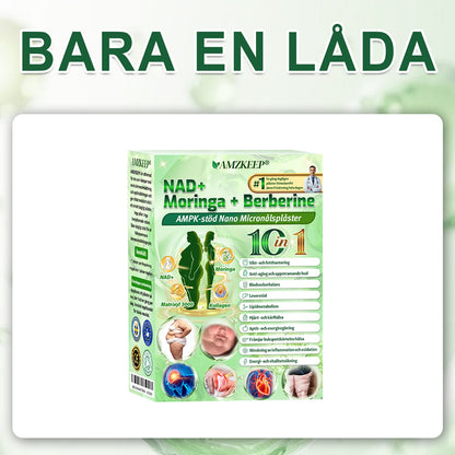𝐀𝐌𝐙𝐊𝐄𝐄𝐏® 𝐍𝐚𝐧𝐨-𝐦𝐢𝐤𝐫𝐨𝐧å𝐥𝐬𝐩𝐥å𝐬𝐭𝐞𝐫 𝐦𝐞𝐝 𝐍𝐀𝐃+, 𝐌𝐨𝐫𝐢𝐧𝐠𝐚 𝐨𝐜𝐡 𝐁𝐞𝐫𝐛𝐞𝐫𝐢𝐧 𝐟ö𝐫 𝐀𝐌𝐏𝐊-𝐬𝐭ö𝐝 𝟏 𝐠å𝐧𝐠 𝐝𝐚𝐠𝐥𝐢𝐠𝐞𝐧, 𝐬𝐲𝐧𝐥𝐢𝐠𝐚 𝐟ö𝐫ä𝐧𝐝𝐫𝐢𝐧𝐠𝐚𝐫 𝐩å 𝟕 𝐝𝐚𝐠𝐚𝐫. 𝐒𝐭ö𝐝𝐣𝐞𝐫 𝐦𝐞𝐭𝐚𝐛𝐨𝐥𝐢𝐬𝐦, 𝐯𝐢𝐤𝐭𝐤𝐨𝐧𝐭𝐫𝐨𝐥𝐥, 𝐡𝐣ä𝐫𝐭𝐡ä𝐥𝐬𝐚, 𝐟𝐞𝐭𝐦𝐚, 𝐥ö𝐬 𝐡𝐮𝐝, 𝐝𝐢𝐚𝐛𝐞𝐭𝐞𝐬, 𝐬ö𝐦𝐧𝐚𝐩𝐧é, 𝐥𝐞𝐝𝐛𝐞𝐬𝐯ä𝐫 𝐦.𝐦.